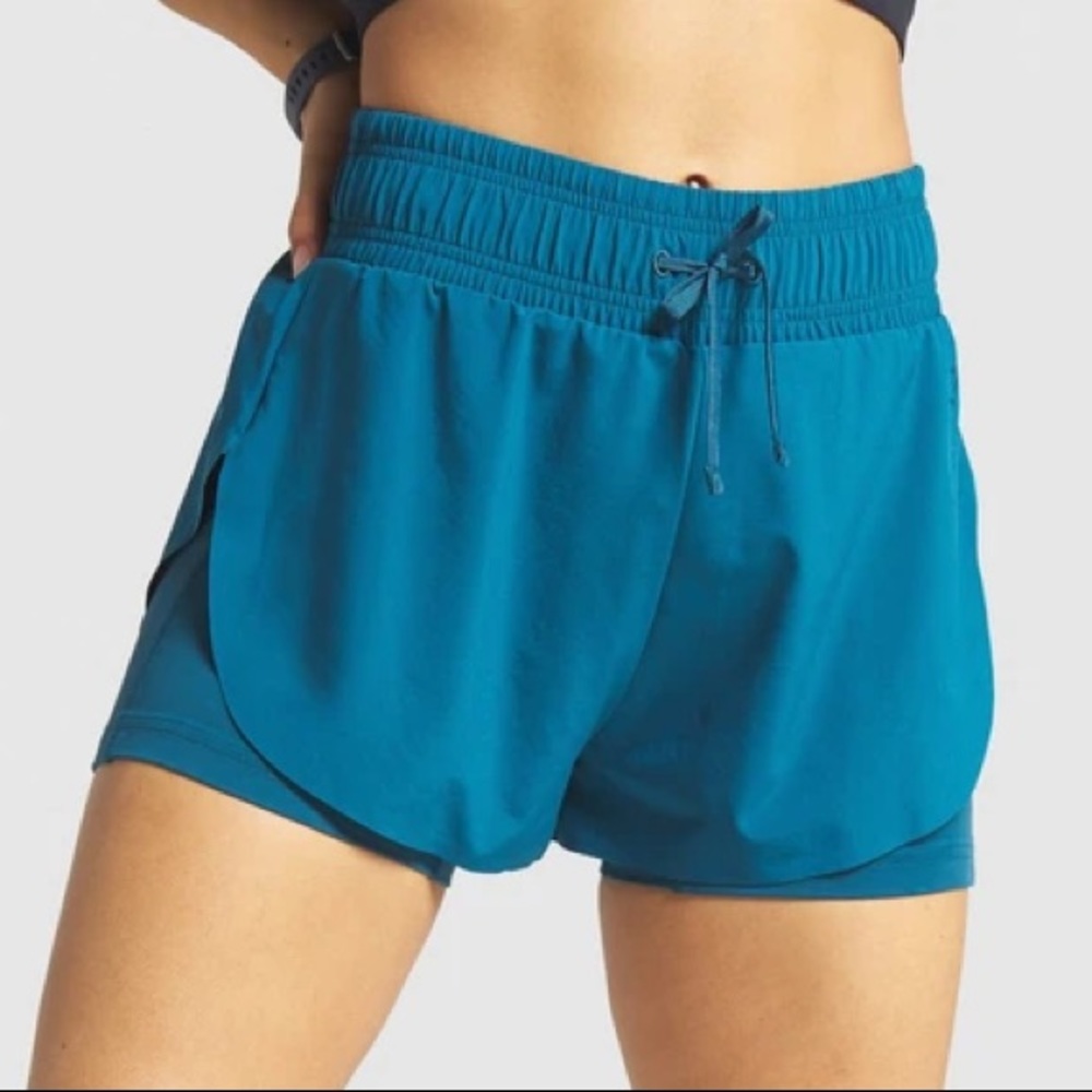 Gymshark Speed Shorts in Teal